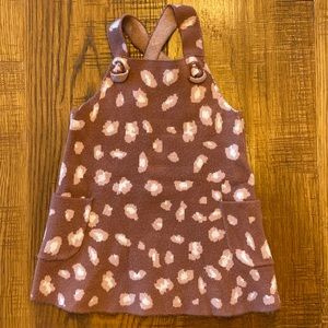 ZARA baby cheetah dress 9-12 months